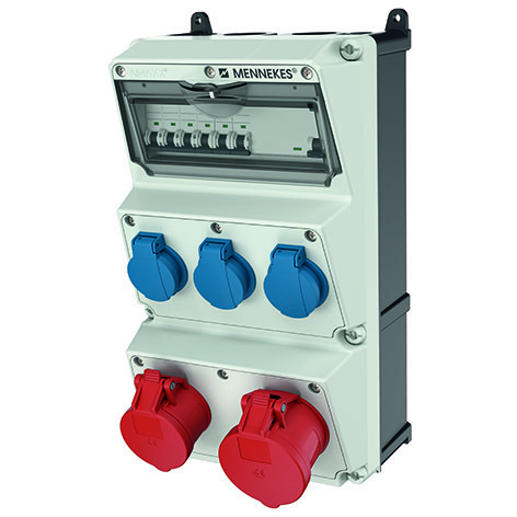 [E3UVE] Mennekes AMAXX 32A 400V Powerdistributiemodule - 930008