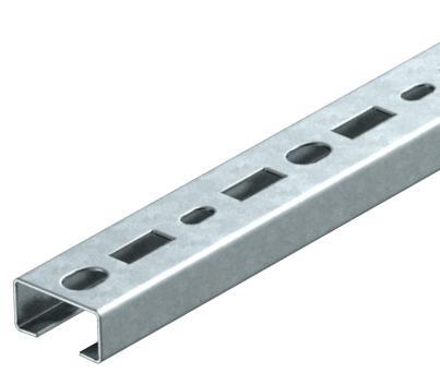 [E3UVW] Rail En C Perforé 200x35x18mm Acier - 1104268