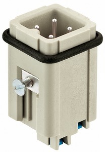 [E3UWG] Harting Han 3A Conector Macho De Bloqueo Rápido Inserto 10A - 09200032633