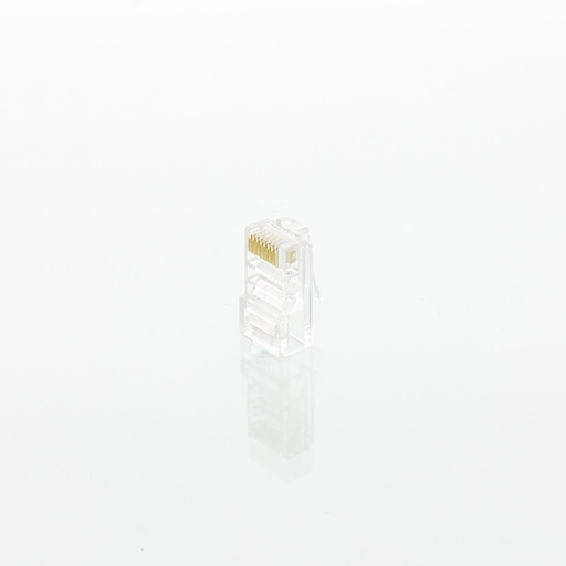 [E3UXW] RJ45 8P8C CAT5E UTP Modular Connector For Solid Cable - 183270 [25 Pieces]