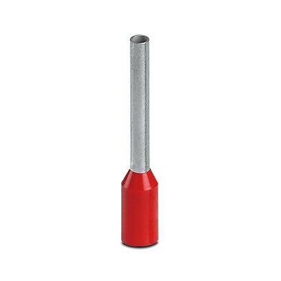 [E3V4S] Phoenix Contact Ferrule AI 1-12 Red 18mm - 3200674 [100 Pieces]