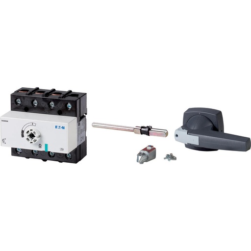 [E3V78] Eaton DMM 125A Interruptor Desconector De 4 Polos Con Mango Gris - 6096805