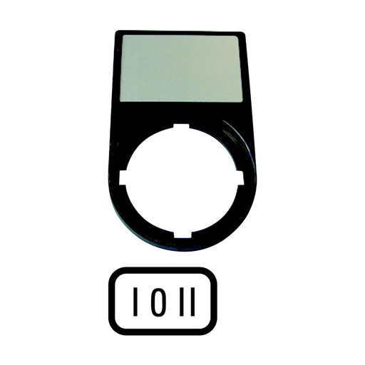 [E3V8S] Eaton RMQ Titan Label Holder I O II For 22mm Controls - 216486