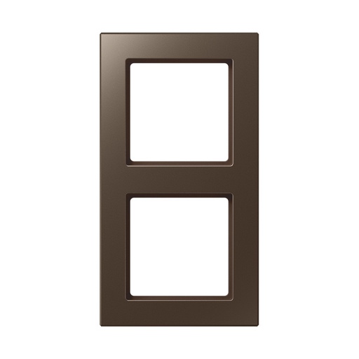 [E3VE2] Jung A Creatie Dubbele Afdekking Frame Mocha - AC582MO