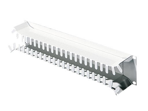 [E3VEB] Rittal 2U Kabelmanagementpanel RAL7035 - 7269135