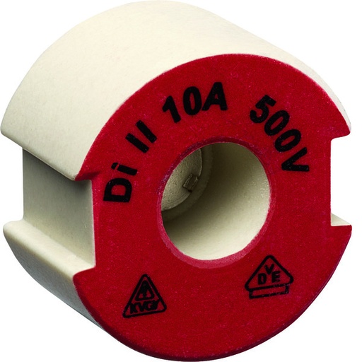 [E3VCV] Hager E27 DII Fusible De Cerámica push-in Tornillo 10A 500V - LE27P10