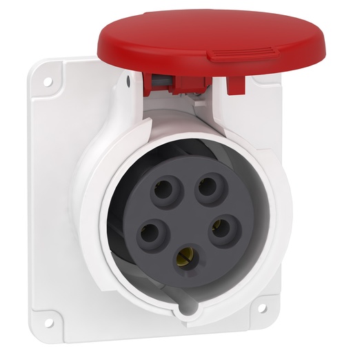 [E3VG6] Schneider PratiKa Enchufe Industrial De Panel 16A 400V IP44 - PKF16G435