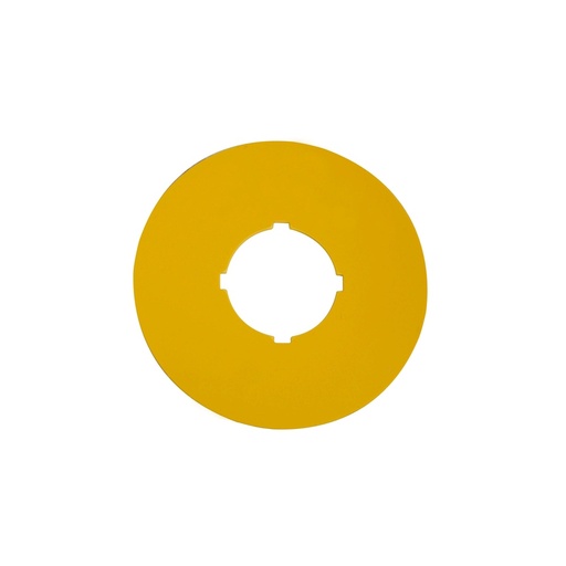 [E3VH4] Eaton M22-XBK Round Emergency Stop Label Yellow - 269580