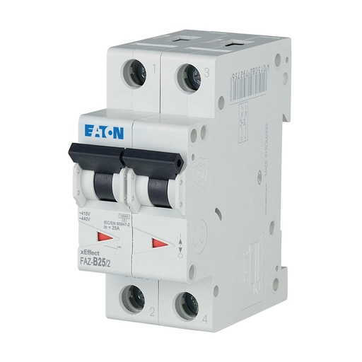 [E3VJ6] Eaton Faz-B25/2 Industriële Mcb 25A 2P B-Characteristic - 278736