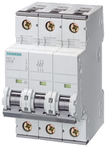 [E3VJ9] Siemens 5SY4340-7 Interruptor De Circuito De 3 Polos 40A 400V - 5SY43407