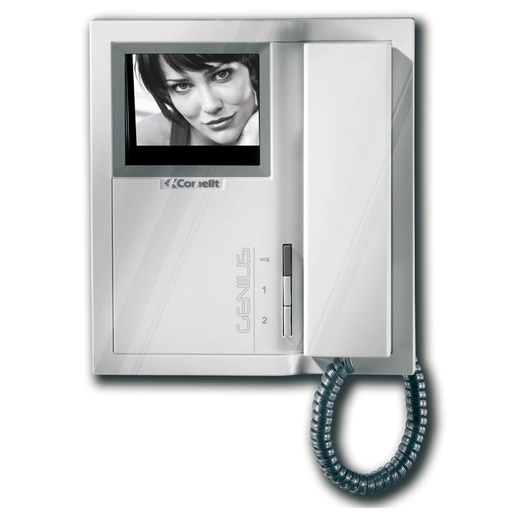 [E3VMY] Comelit Genius 4-Inch B/W Intercom Monitor - 5801