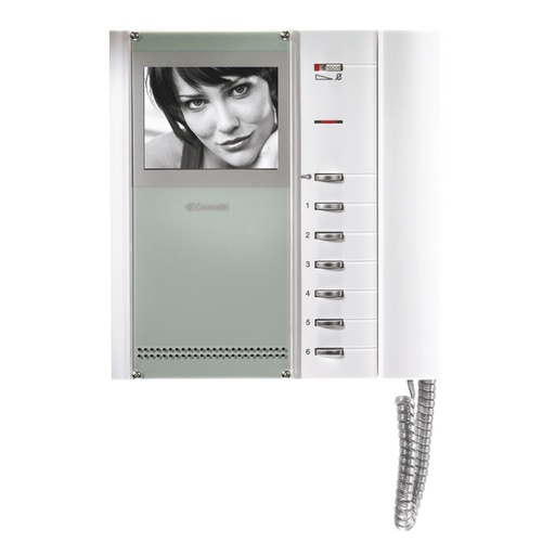 [E3VP3] Comelit Bravo 4-Inch B/W Monitor Intercom System - 5701