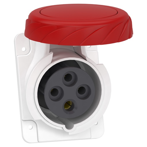 [E3VR2] Schneider PratiKa Hoekpaneelstopcontact 16A 3P+E IP67 - PKF16F734