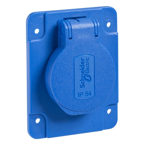 [E3VRR] Schneider Electric IP54 Industriële Stopcontact 16A 250V Blauw - PKS61B