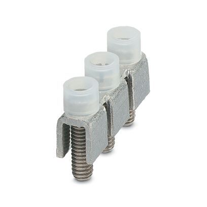 [E3VW6] Phoenix Contact FBI 3-15 Fixed Bridge 3 Pole 150A Silver - 0201278