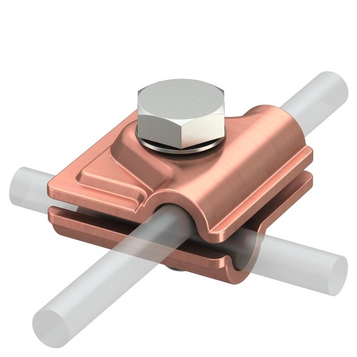 [E3VW9] OBO Vario Quick Connector 40x40mm Copper M10 - 5311527