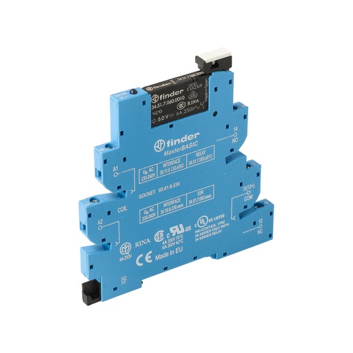 [E3VZE] Finder MasterBASIC Schnittstellenrelais 6A 230VAC Einfach CO - 39.11.8.230.0060