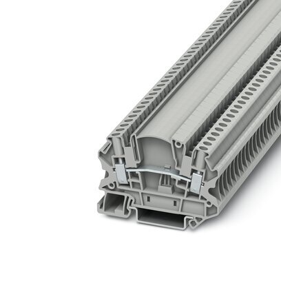 [E3VYJ] Phoenix Contact Bloque De Terminal Pasante 6mm Gris - 3047465