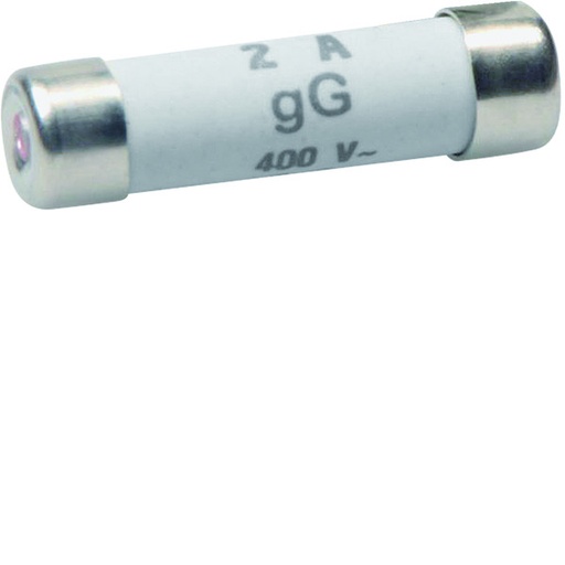 [E3VYK] Hager 2A Fusible Cylindrique 8.5x32mm Type C gG 400V - L8532C02