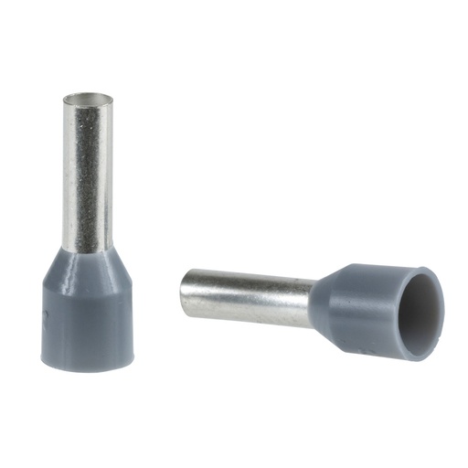 [E3VZ6] Ferrules De Fil Schneider Electric 2.5mm2 Gris - AZ5CE025 [500 Pièces]
