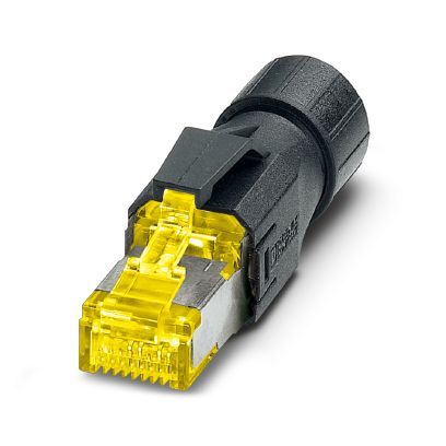 [E3W4S] Phoenix Contact RJ45 Cat6A 10G Industrial Connector - 1419001