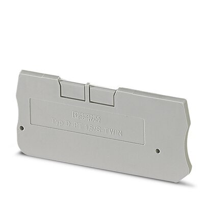 [E3W47] Phoenix Contact End Cover D-PT 1.5/S-TWIN - 3208184