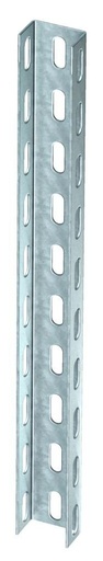 [E3W7C] Support En U Perforé 50x30x400mm Acier Galvanisé - 6342306