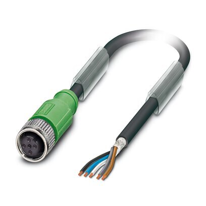 [E3W89] M12 5-Pin Shielded Sensor Cable 5M PUR - 1682951
