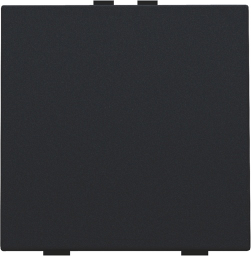 [E3WCH] Niko Home Control Single Push Button Black Steel - 161-51001