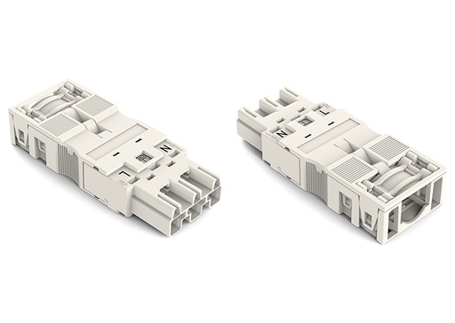 [E3WHS] WAGO 3-Pole White Connector With Strain Relief Housing - 770-133