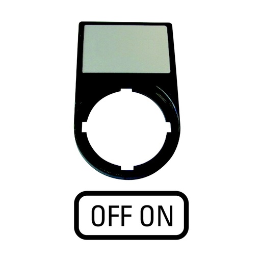 [E3WJY] Eaton M22S ST GB10 Label Carrier With Off On Legend - 216499