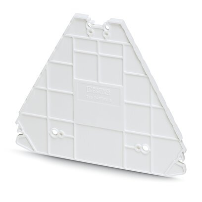 [E3WNK] Phoenix Contact D-PTRV 8 White End Cover - 3270154