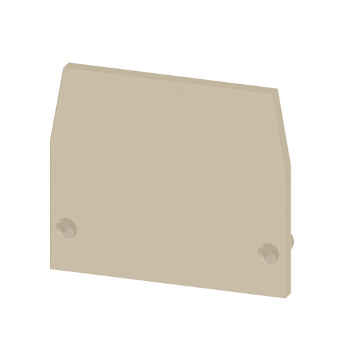 [E3WMU] Plaque D'Extrémité Bloc De Bornes Protection 22,5 X 1,5 Mm Beige - 0340560000