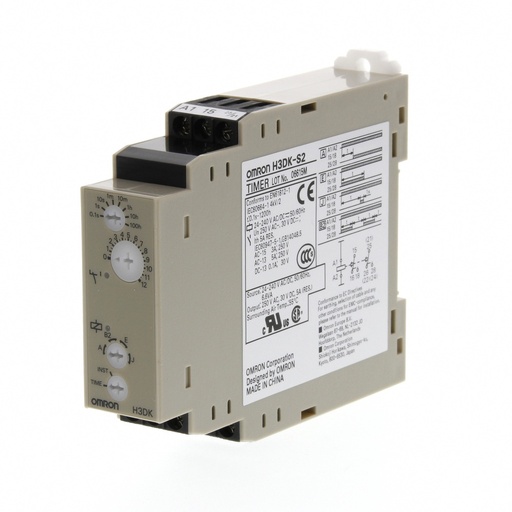 [E3WQD] Omron H3DK-S2 Multi-Mode DIN Rail Timer 24-240V - H3DK6004B