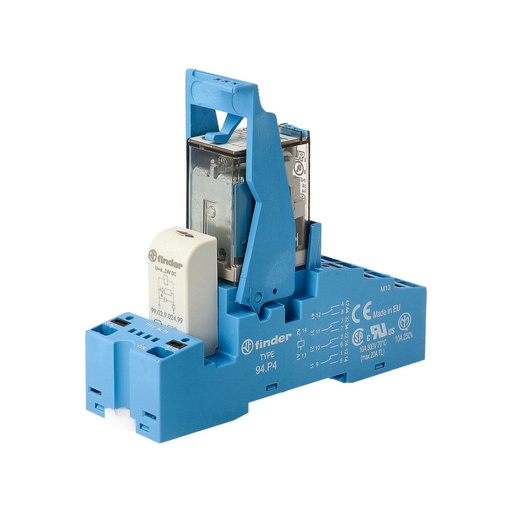 [E3WQZ] Module De Relais D'Interface 4CO 7A 24VDC Avec LED - 58.P4.9.024.0050