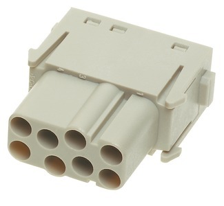 [E3WT3] Harting Han EE 8-Pin Female Crimp Module 16A - 09140083101