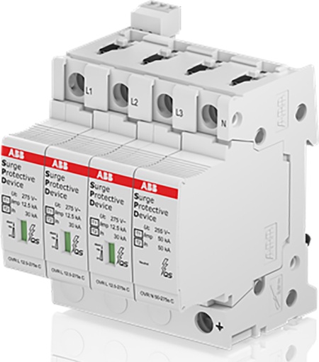 [E3WS5] Abb T1-T2 3P+N Protector Contra Sobretensiones 12.5KA 80KA 275V - 2Ctb815710R0700