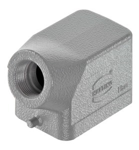 [E3WTH] Harting Han B Entrée De Puissance Connecteur Capot 6B IP65 - 09300061540