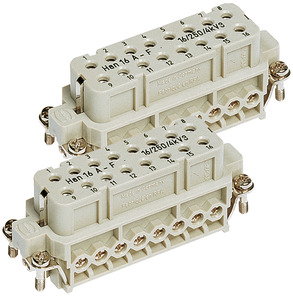 [E3WS7] Connecteur Femelle Han A 16 Broches 32A À Vis - 09200162813