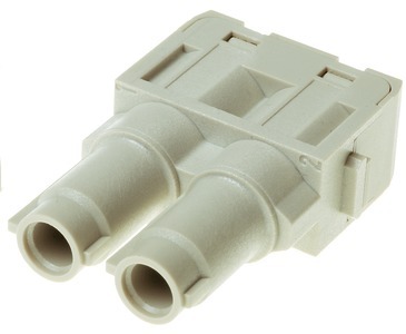 [E3WTP] Han 70A Weiblich Axialmodul 2-Kontakt Stecker - 09140022741