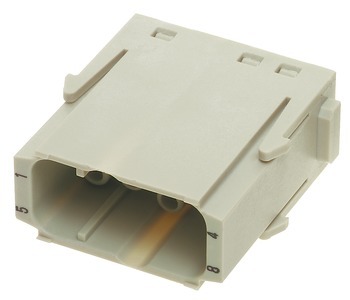 [E3WSE] Han Ee 8-Contact Mâle Crimp Module 16A - 09140083001