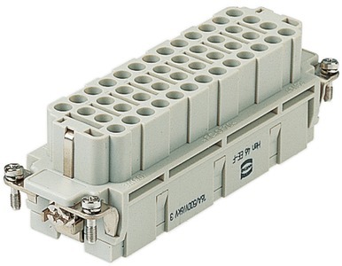 [E3WUA] Harting Han EE 46-Pin Female Crimp Connector Insert - 09320463101