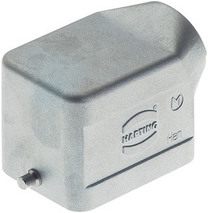 [E3WUM] Emc Aluminium Haube 6B Flaches Profil M20 Steckdosengehäuse - 19628061540