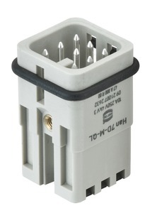[E3WU4] Han 7D-M Verrouillage Rapide Insert Mâle 10A 1.5mm² - 09210072632