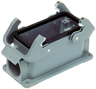 [E3WVU] Han 10B Carcasa De Montaje En Superficie Doble Entrada M20 - 19300101270