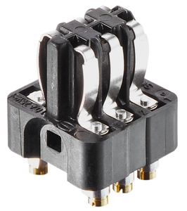 [E3WVY] Harting Han 6-Pin Weiblicher Industriesteckverbinder Einsatz - 09700062813