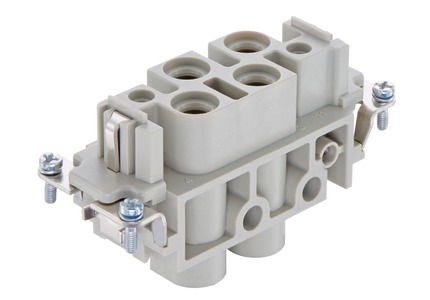 [E3WXB] Harting Han K 4/2 Female Insert 16B 80A Connector - 09380062701