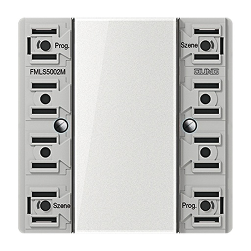 [E3WXW] Jung Enet Transmisor Inalámbrico De Pared De 2 Canales Serie LS - FMLS5002M