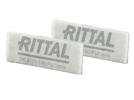 [E3WZB] Rittal SK Tapis Filtrant Pour Ventilation De Toit 3138 3139 Série - 3174100 [12 Pièces]