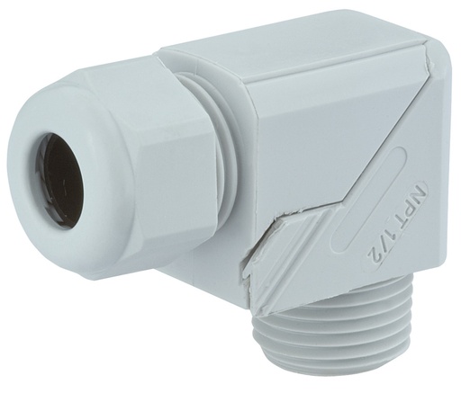 [E3X3C] HSK-W M25 Angular Cable Gland Polyamide Gray - 1313250051